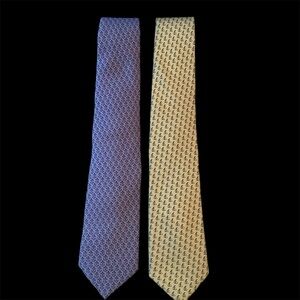 Vineyard Vines Set of 2  Silk Ties Preppy Nautical Classy